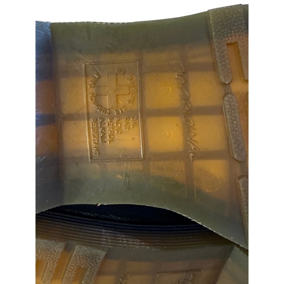 Georgia Boot Mens Brown Chelsea Wedge Sole Boots Square Toe EU 45 Slip On - Picture 12 of 13